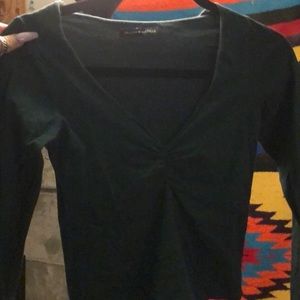 Brandy Melville green charlize top